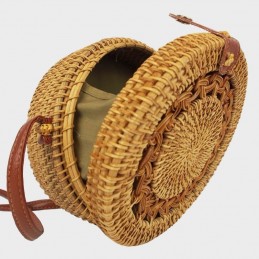 Anais - Sac rond en rotin 2