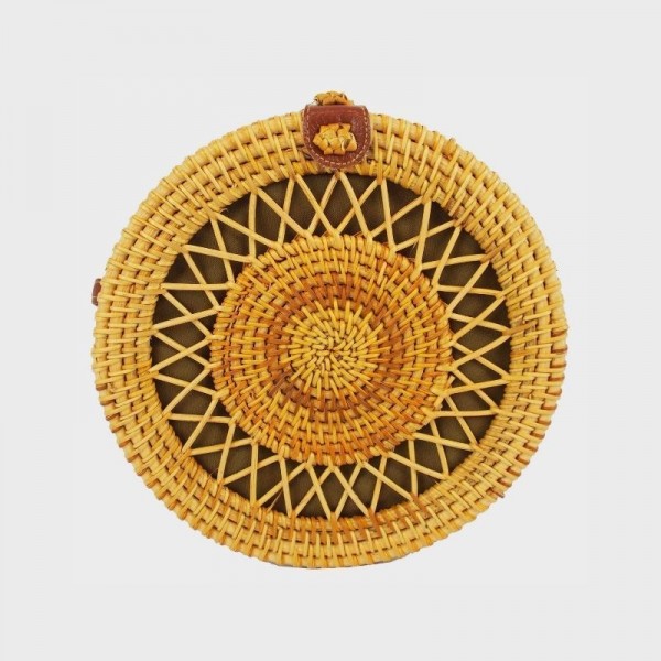 Anais - Sac rond en rotin