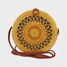 Anais - Sac rond en rotin