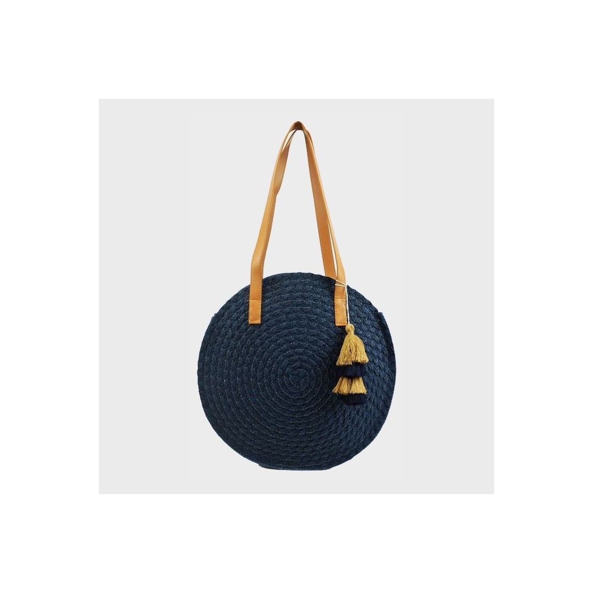 Sac rond pompon on sale