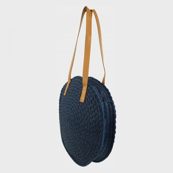 Anais - Sac rond porté épaule avec...