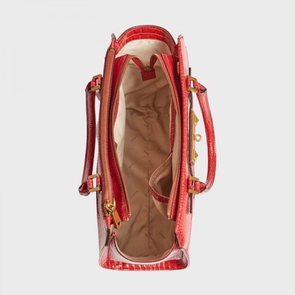 Guess - Sac à main Raffie croco