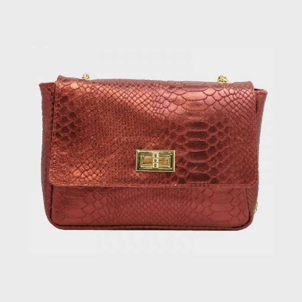 Anais - Sac bandoulière en cuir façon... Anais - Sac bandoulière en cuir façon...