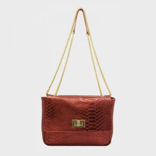 Anais - Sac bandoulière en cuir façon... Anais - Sac bandoulière en cuir façon...