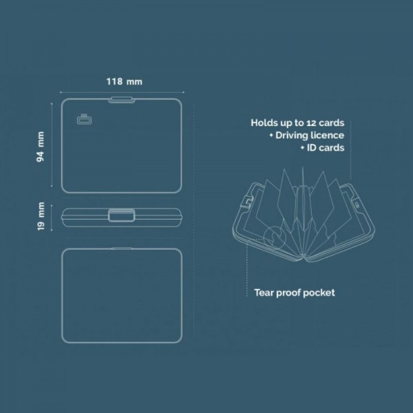 Ogon Design - Portefeuille Big Stockholm Ogon Design - Portefeuille Big Stockholm