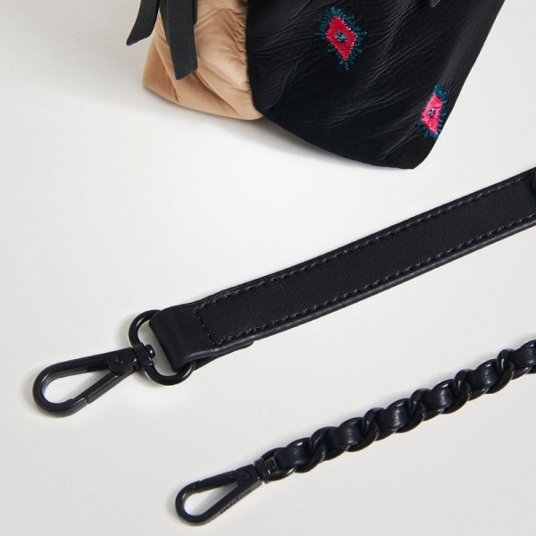 Desigual - Sac bandoulière brodé...