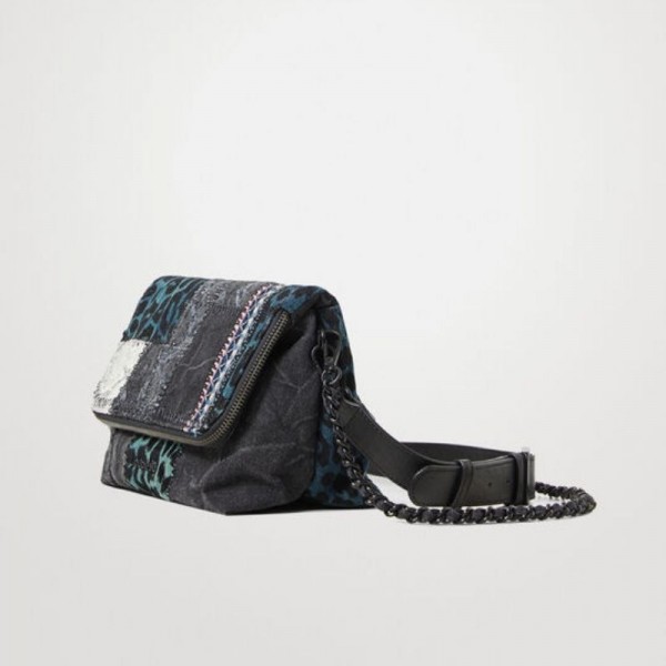 Desigual - Sac bandoulière reptile...