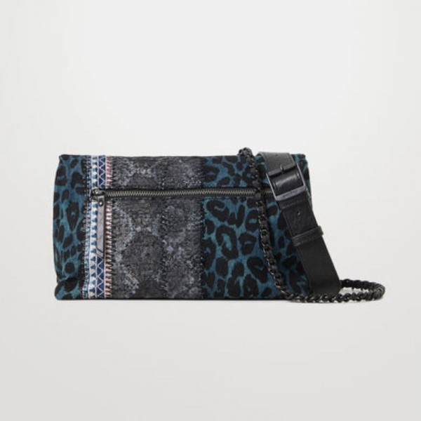 Desigual - Sac bandoulière reptile...
