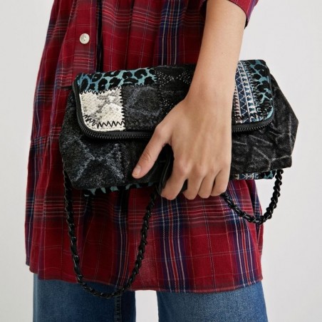 Sac bandoulière reptile 21waxa13 Desigual