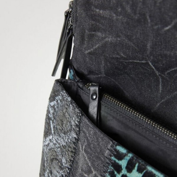 Desigual - Sac bandoulière reptile...