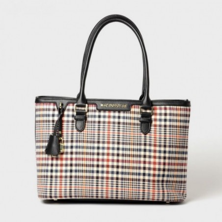 Cabas motif écossais Laurene Fantasia M Mac Douglas