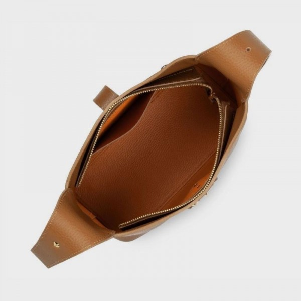 Lancaster - Sac hobo foulonné double... Lancaster - Sac hobo foulonné double...