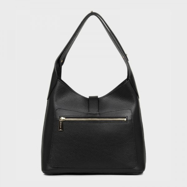 Lancaster - Sac hobo foulonné double... Lancaster - Sac hobo foulonné double...