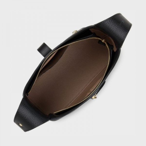 Lancaster - Sac hobo foulonné double... Lancaster - Sac hobo foulonné double...