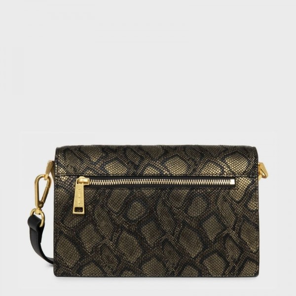 Lancaster - Sac trotteur Exotic croco...