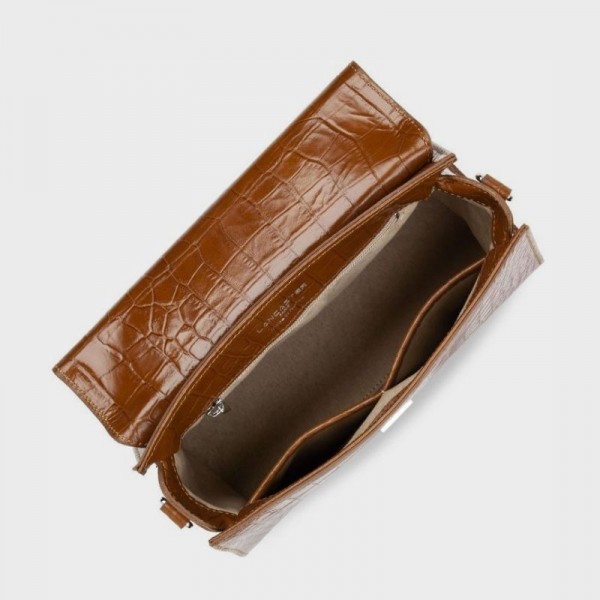 Lancaster - Sac à main Exotic croco...