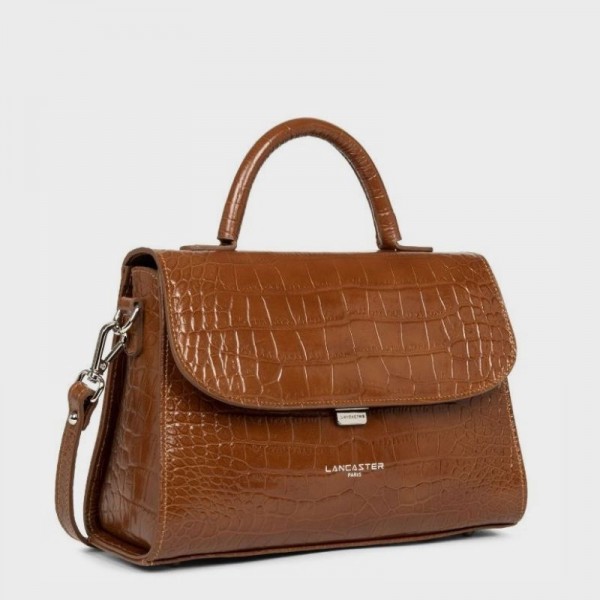 Lancaster - Sac à main Exotic croco...