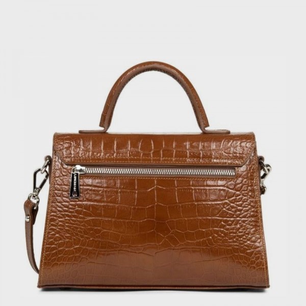 Lancaster - Sac à main Exotic croco...