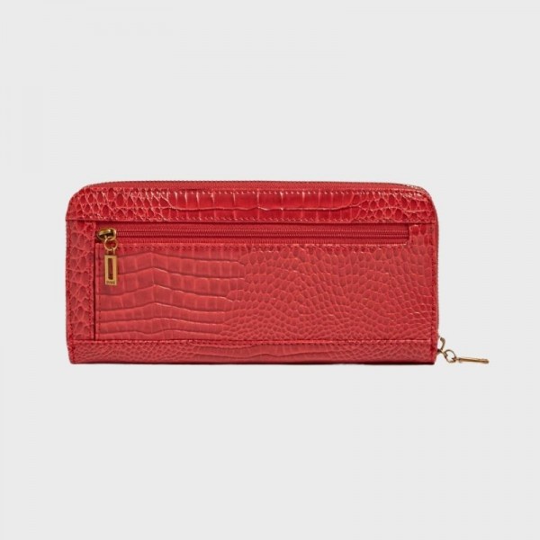 Guess - Portefeuille Raffie Croco