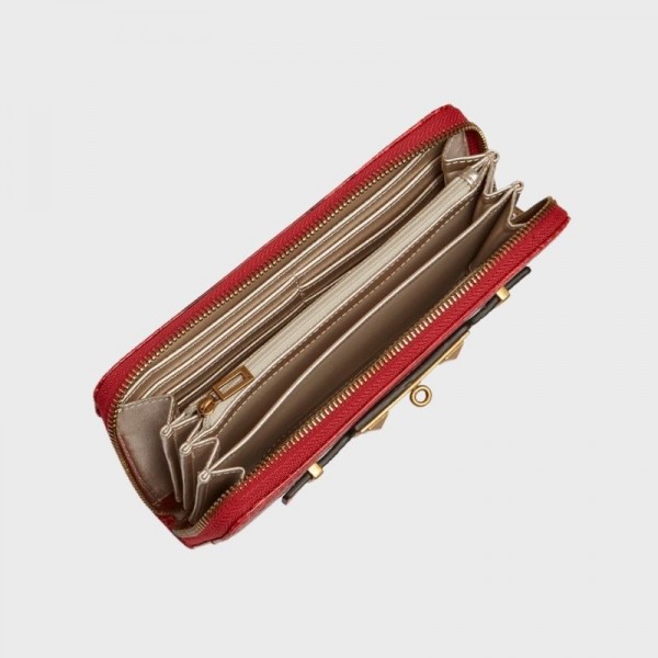 Guess - Portefeuille Raffie Croco