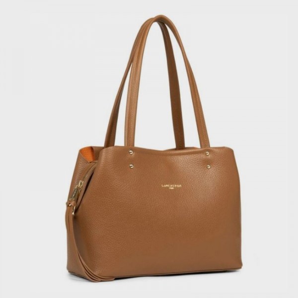 Lancaster - Sac porté épaule en cuir...