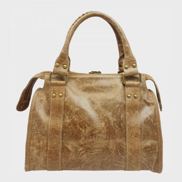 Anais - Sac à main en cuir Naples