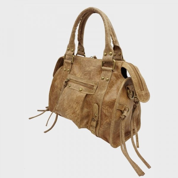 Anais - Sac à main en cuir Naples