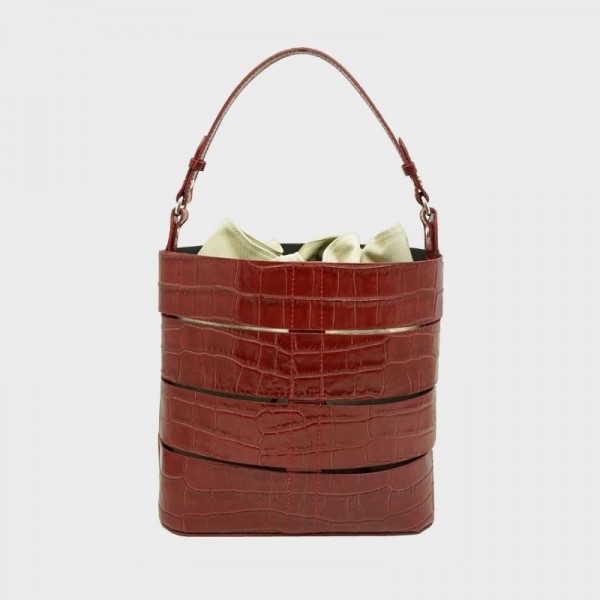 Anais - Sac seau Claudie Croco