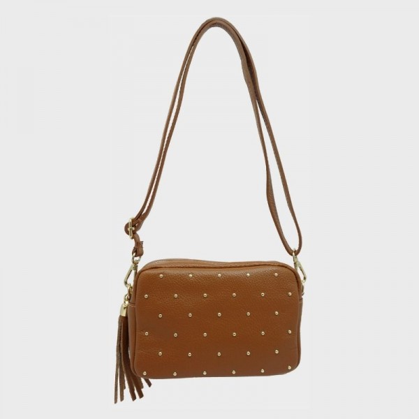 Anais - Sac bandoulière en cuir...