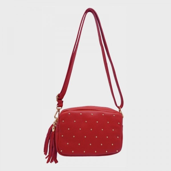 Anais - Sac bandoulière en cuir...