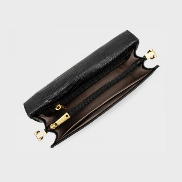 Lancaster - Sac trotteur Exotic croco... Lancaster - Sac trotteur Exotic croco...