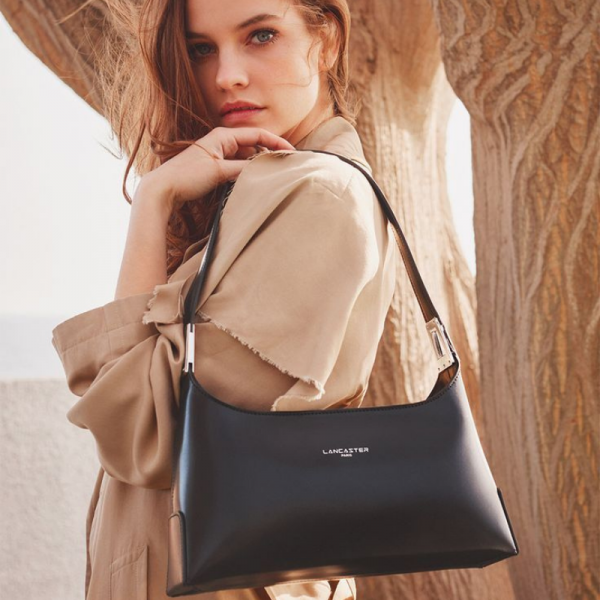 Lancaster - Sac baguette en cuir...
