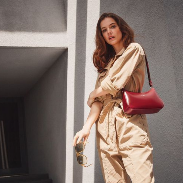 Lancaster - Sac porté épaule Suave... Lancaster - Sac porté épaule Suave...