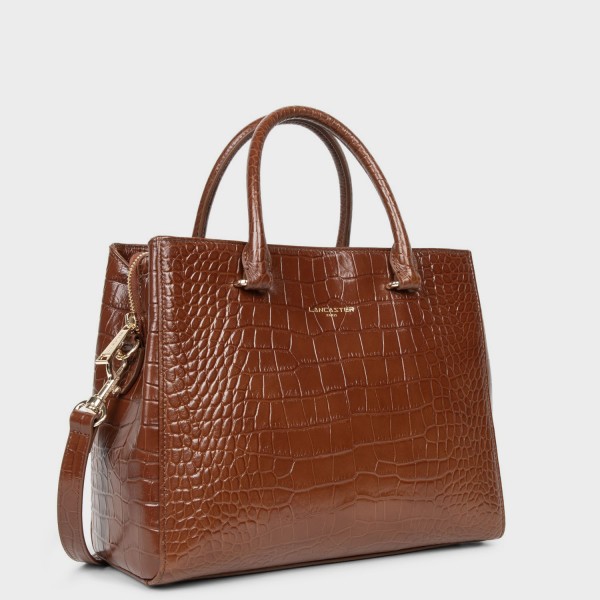 Lancaster - Sac à main Exotic Croco...