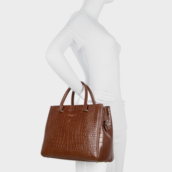 Lancaster - Sac à main Exotic Croco...