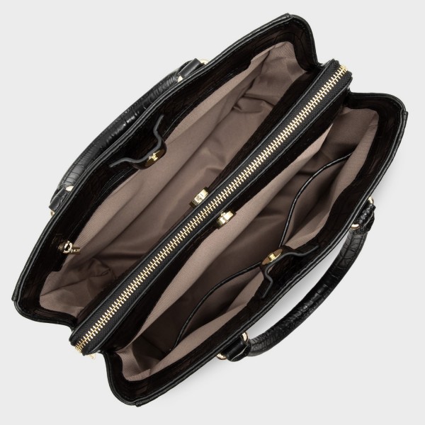 Lancaster - Sac à main Exotic Croco...