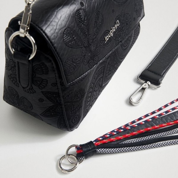 Desigual - Sac à main rabat mandalas...