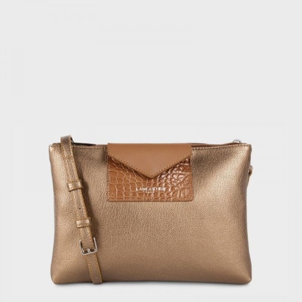 Lancaster - Sac bandoulière zippé 2... Lancaster - Sac bandoulière zippé 2...