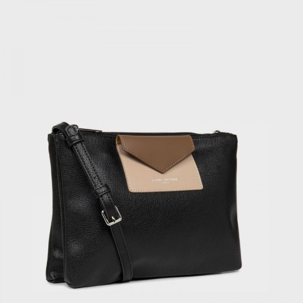 Lancaster - Sac bandoulière zippé 2... Lancaster - Sac bandoulière zippé 2...