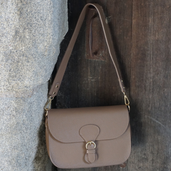 Anais - Sac porté épaule en cuir avec...