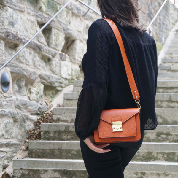 Anais - Sac bandoulière cuir Barbara