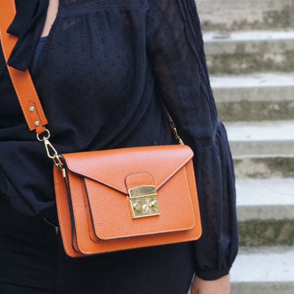 Anais - Sac bandoulière cuir Barbara