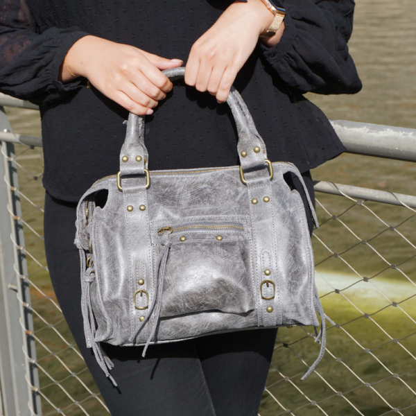 Anais - Sac à main en cuir Naples