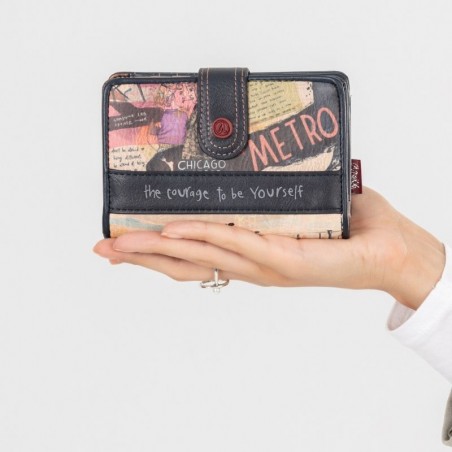 Portefeuille 33809-902 collection City Art de la marque Anekke