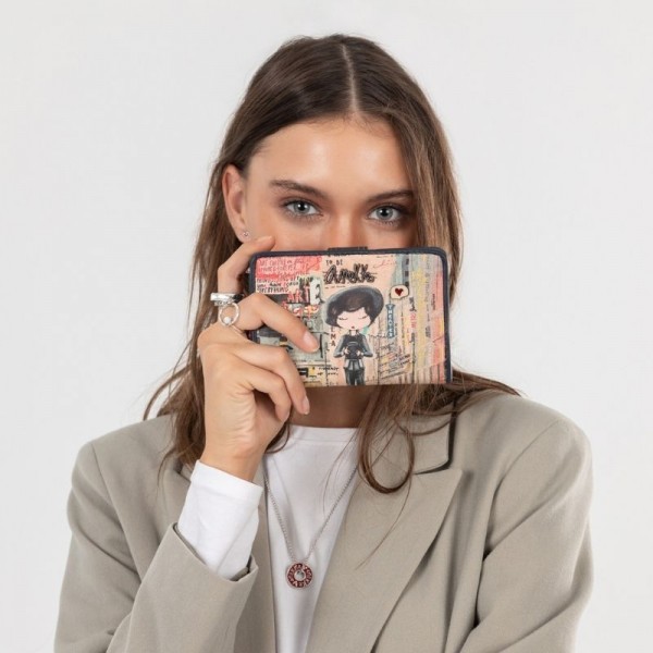 Portefeuille 33809-902 collection City Art de la marque Anekke