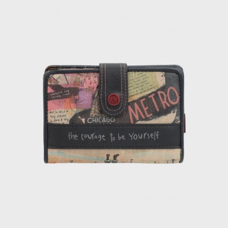 Portefeuille 33809-902 collection City Art de la marque Anekke