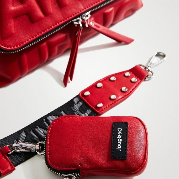 Desigual - Sac bandoulière "Life is...