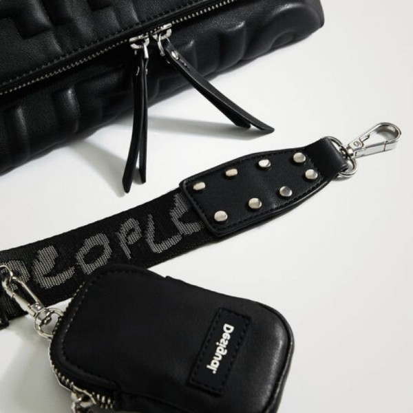 Desigual - Sac bandoulière "Life is... Desigual - Sac bandoulière "Life is...