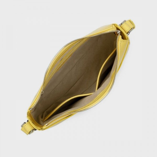 Lancaster- Sac demi-lune en cuir...