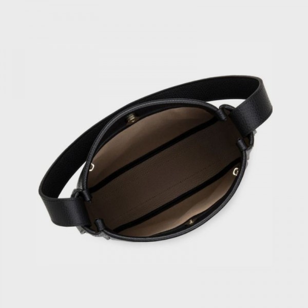 Lancaster - Sac seau en cuir Foulonné... Lancaster - Sac seau en cuir Foulonné...